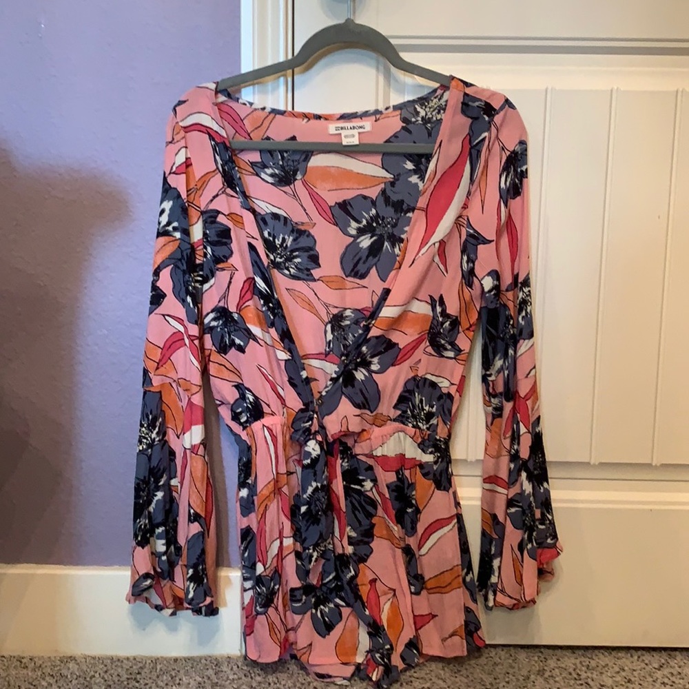 Long sleeve billabong romper